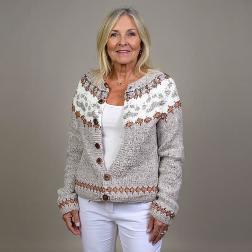 Pia | Icelandic Yoke Cardigan