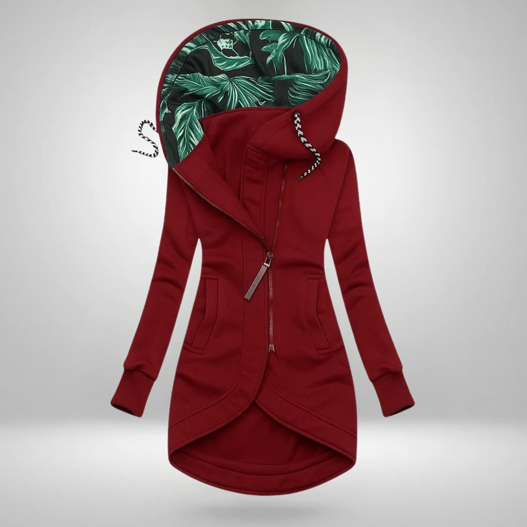 Women’s Long Hooded Quilted Coat