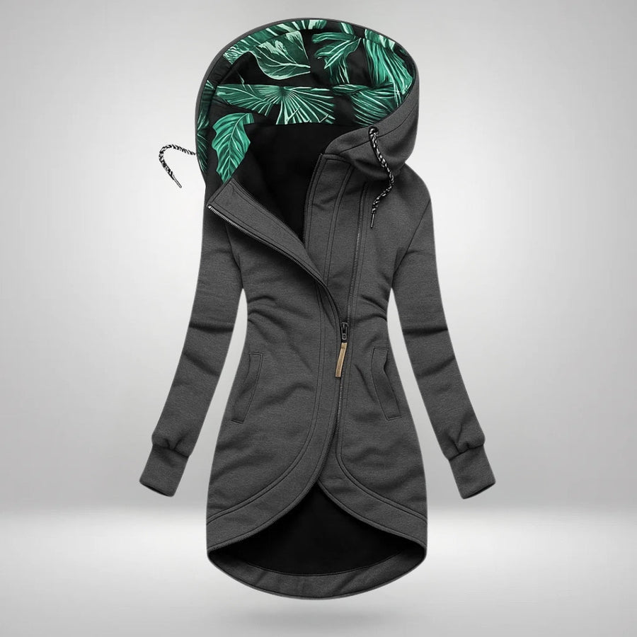 Women’s Long Hooded Quilted Coat