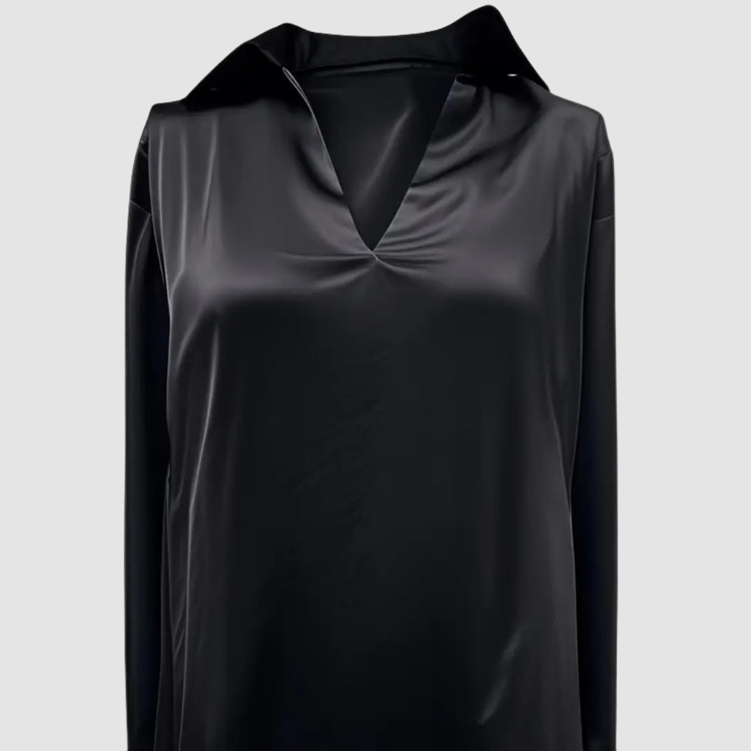Astrid | Silky V-Neck Blouse