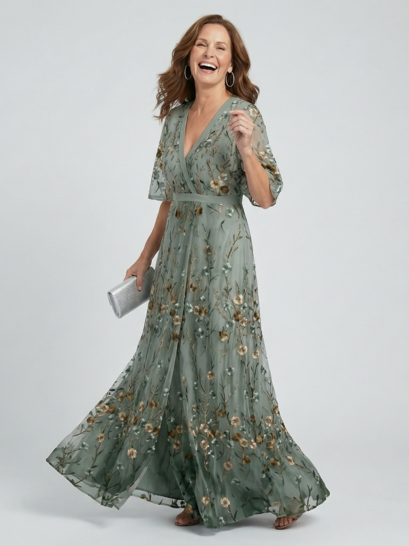 Dixie | Flowing Halter Floral Dress