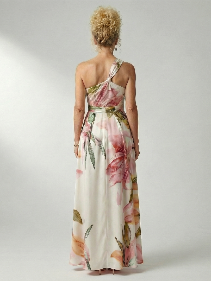 Amiel | Halter Floral Maxi Dress