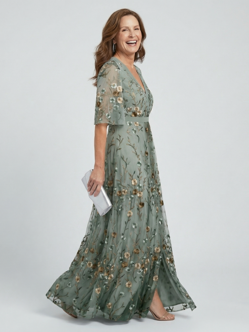 Dixie | Flowing Halter Floral Dress