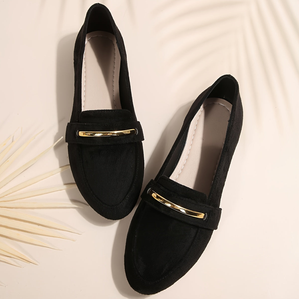 Agnes™ | Pointed Suede-Look Loafers