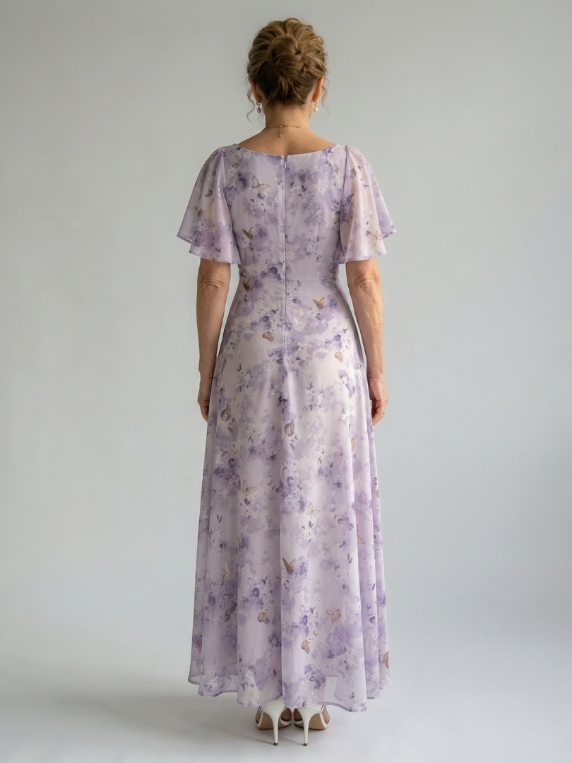 Dottie | Flutter Sleeve Floral Dress