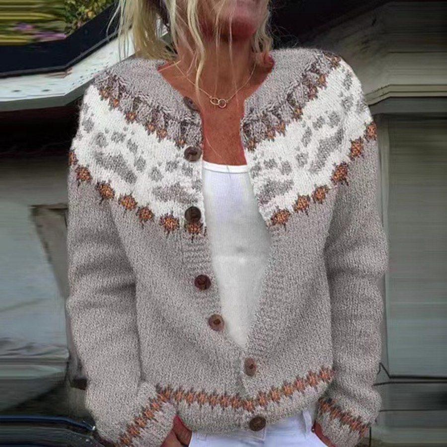 Pia | Icelandic Yoke Cardigan