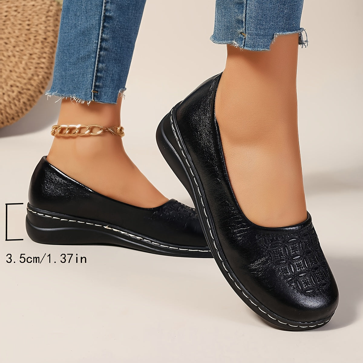 Beatrice™ | Patterned Comfort Slip-Ons