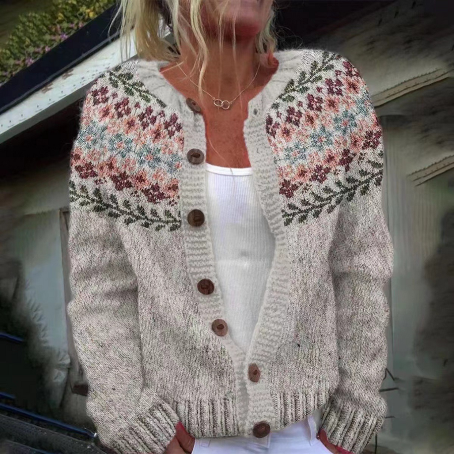 Winona | Nordic Yoke Cardigan