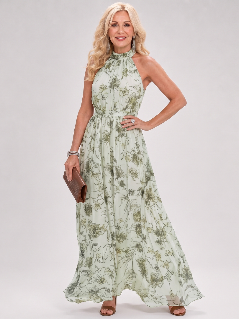 Guinevere | Flowing Floral Midi Dress