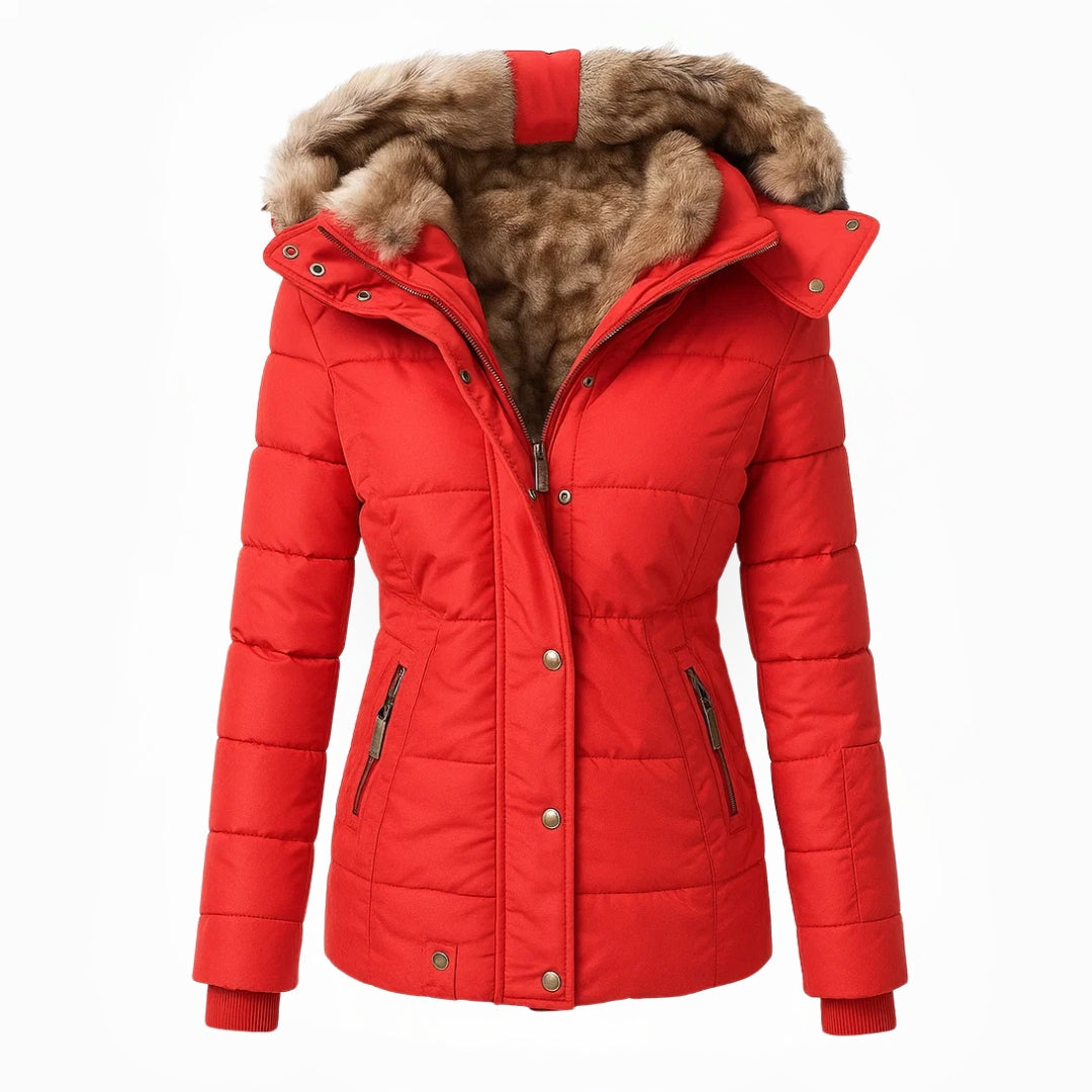 Women’s Hooded Insulated Quilted Winter Coat