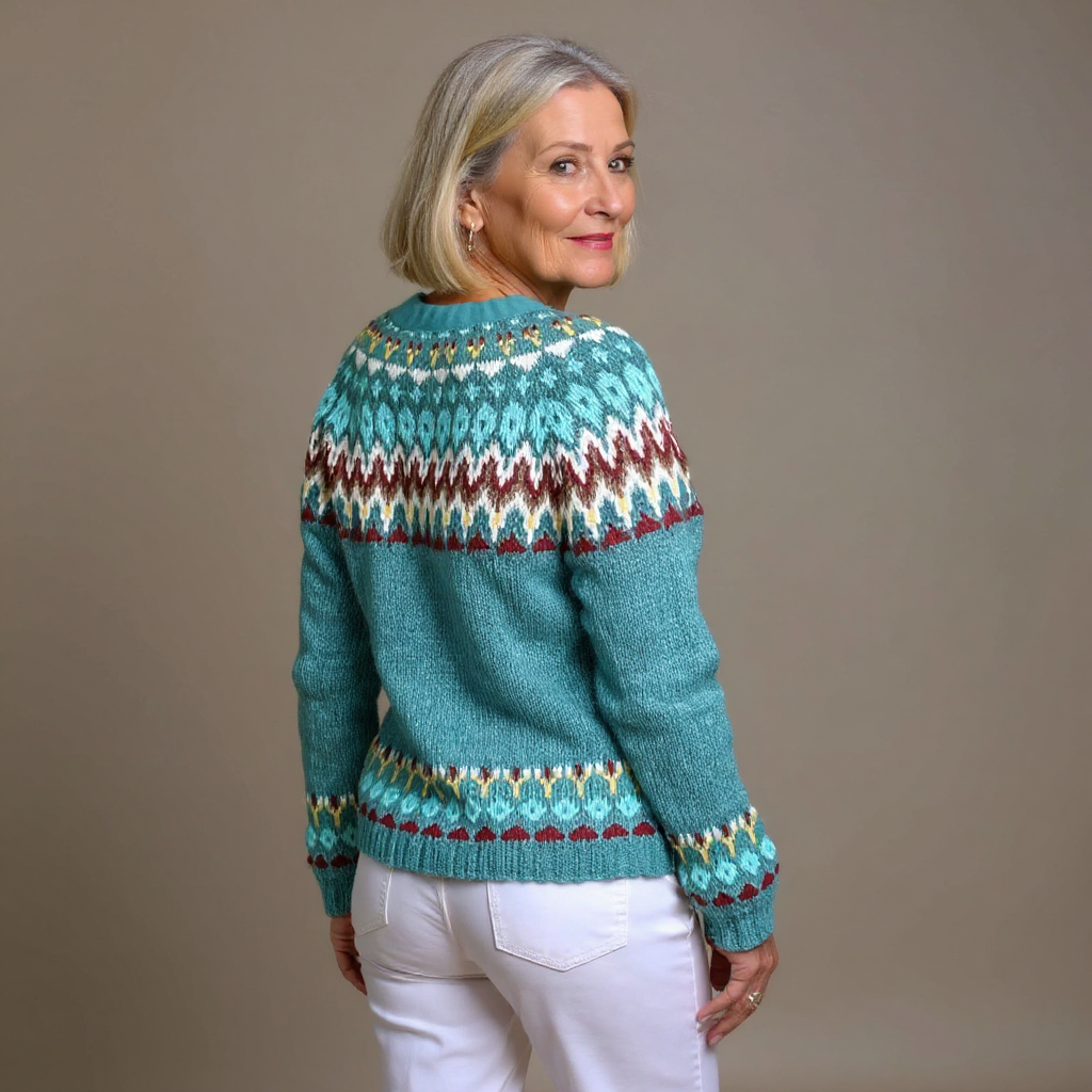 Lova | Fair Isle Patterned Cardigan