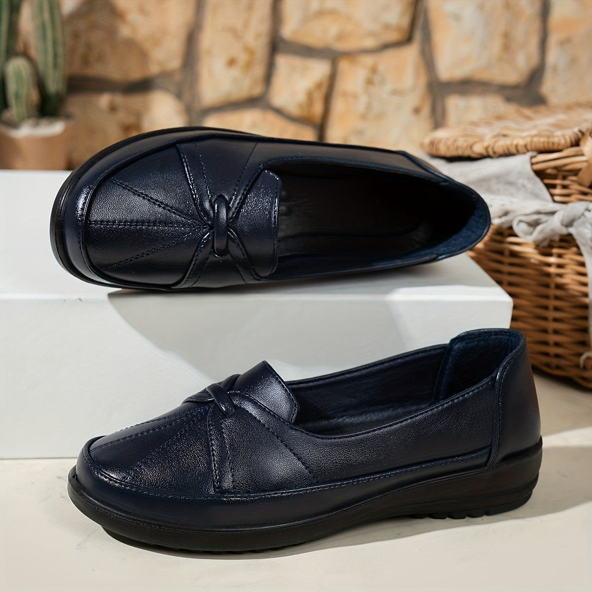 Prudence™ | Knot Detail Comfort Loafers