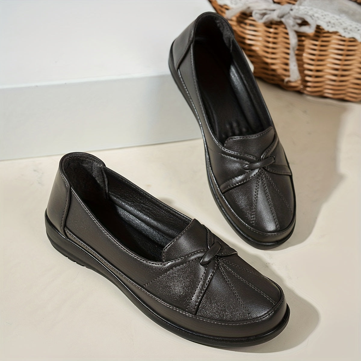 Prudence™ | Knot Detail Comfort Loafers