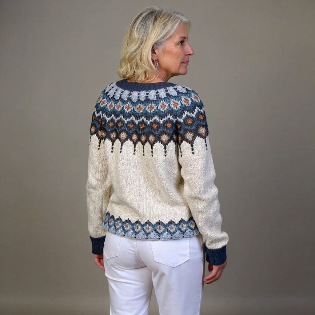 Lykke | Folk Pattern Knit Cardigan