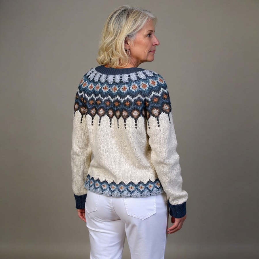 Lykke | Folk Pattern Knit Cardigan