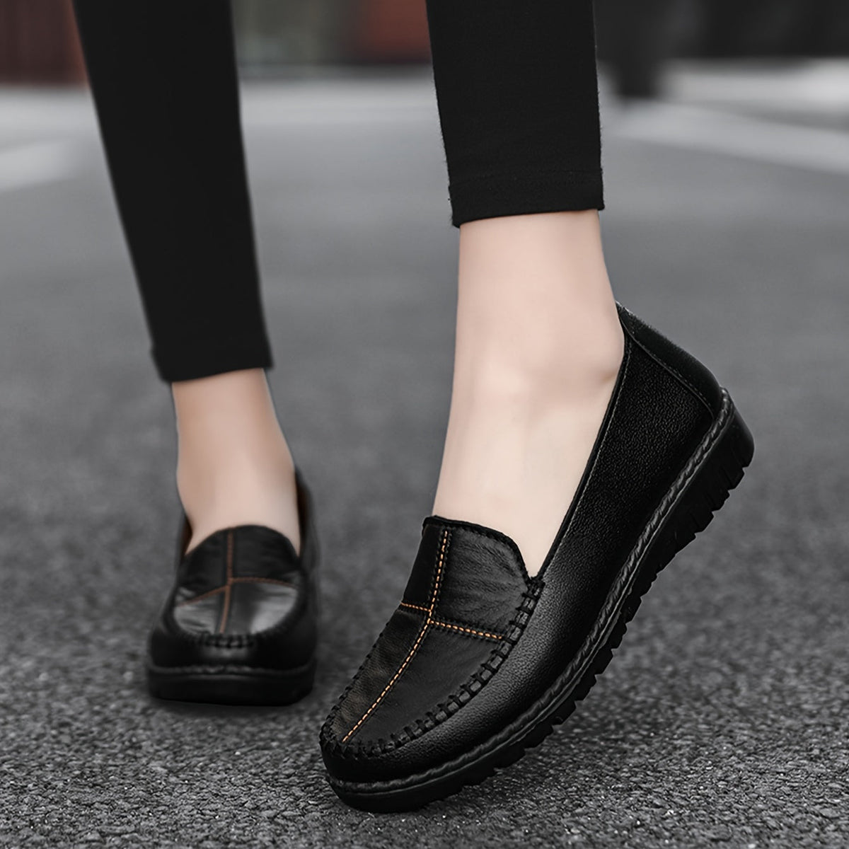 Edith™ | Stitched Comfort Loafers