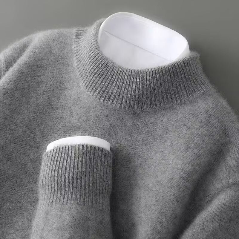 Claire | Cashmere Mock Neck Sweater