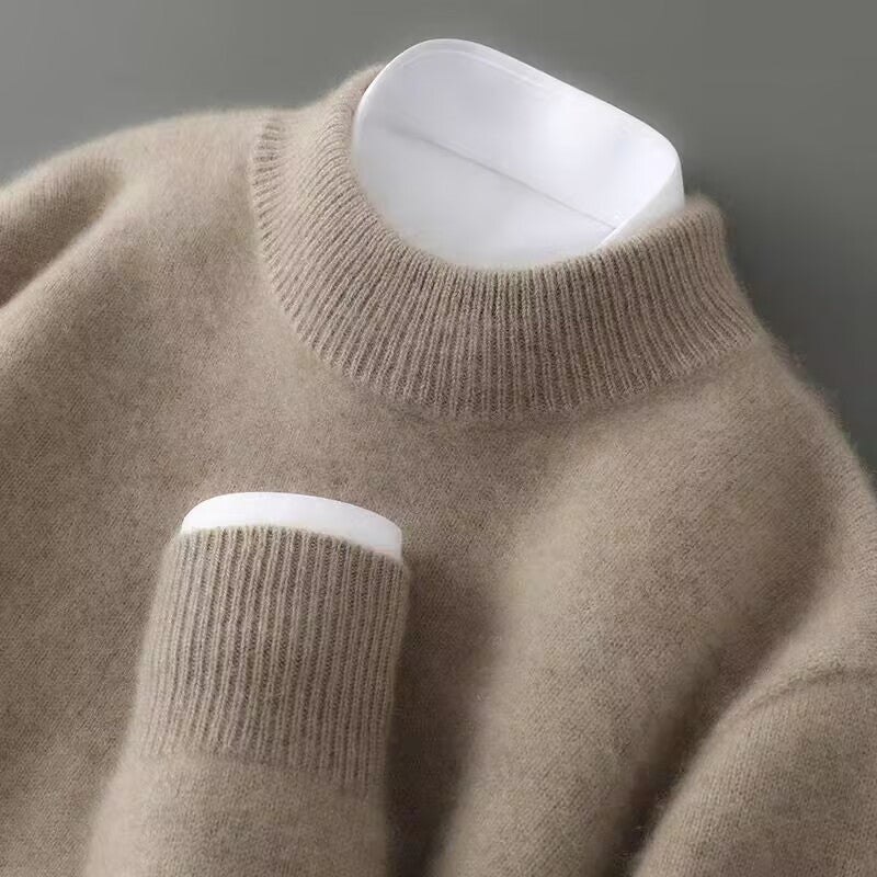 Claire | Cashmere Mock Neck Sweater
