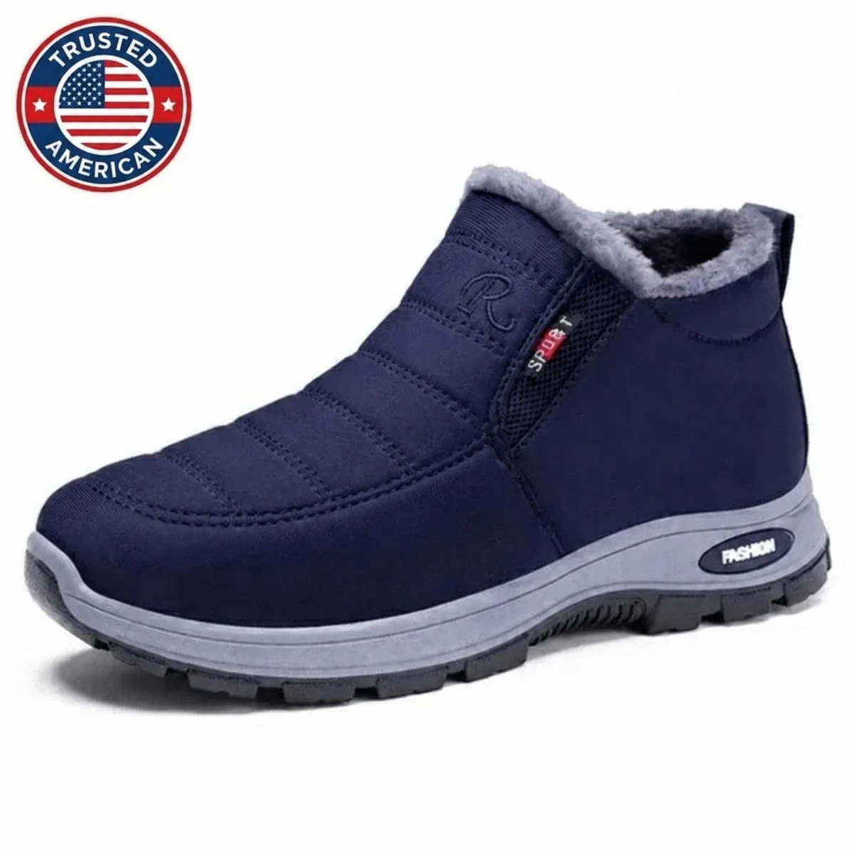 Sianna™ | Quilted Waterproof Slip-On Ankle Boots