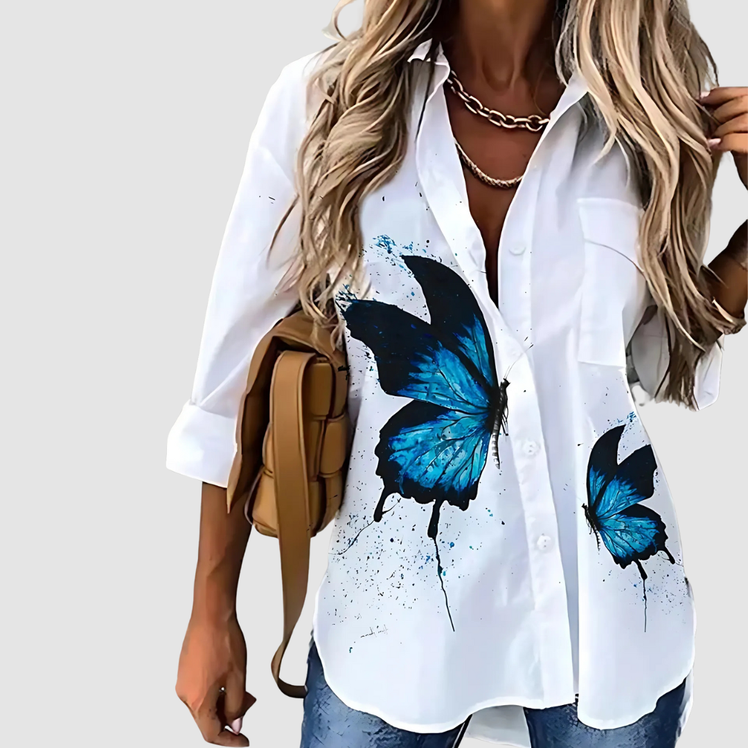 Beth | Relaxed Printed Blouse