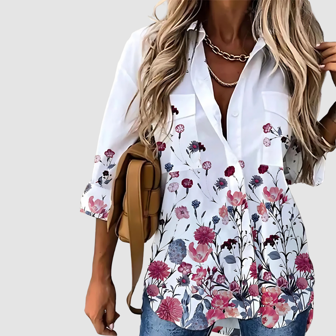 Beth | Relaxed Printed Blouse