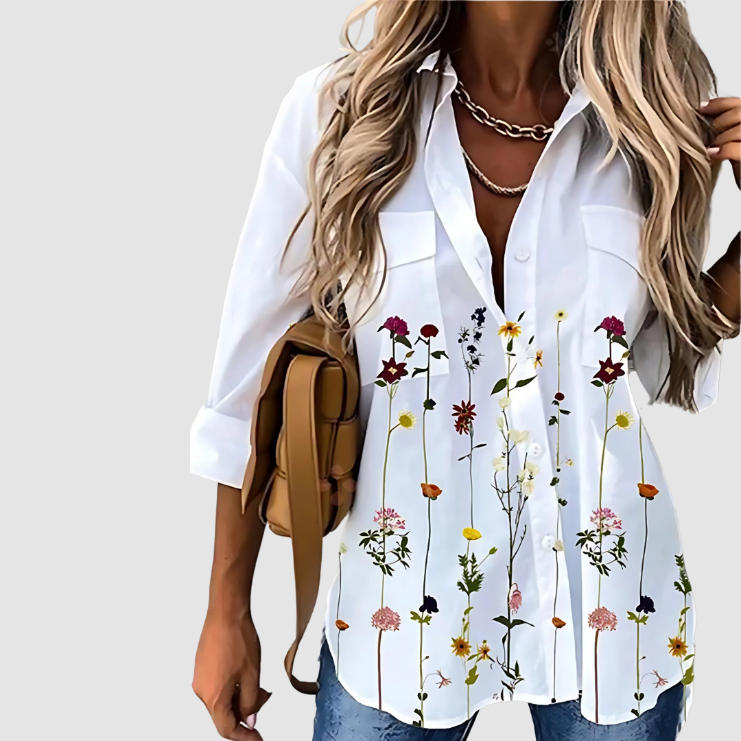Beth | Relaxed Printed Blouse