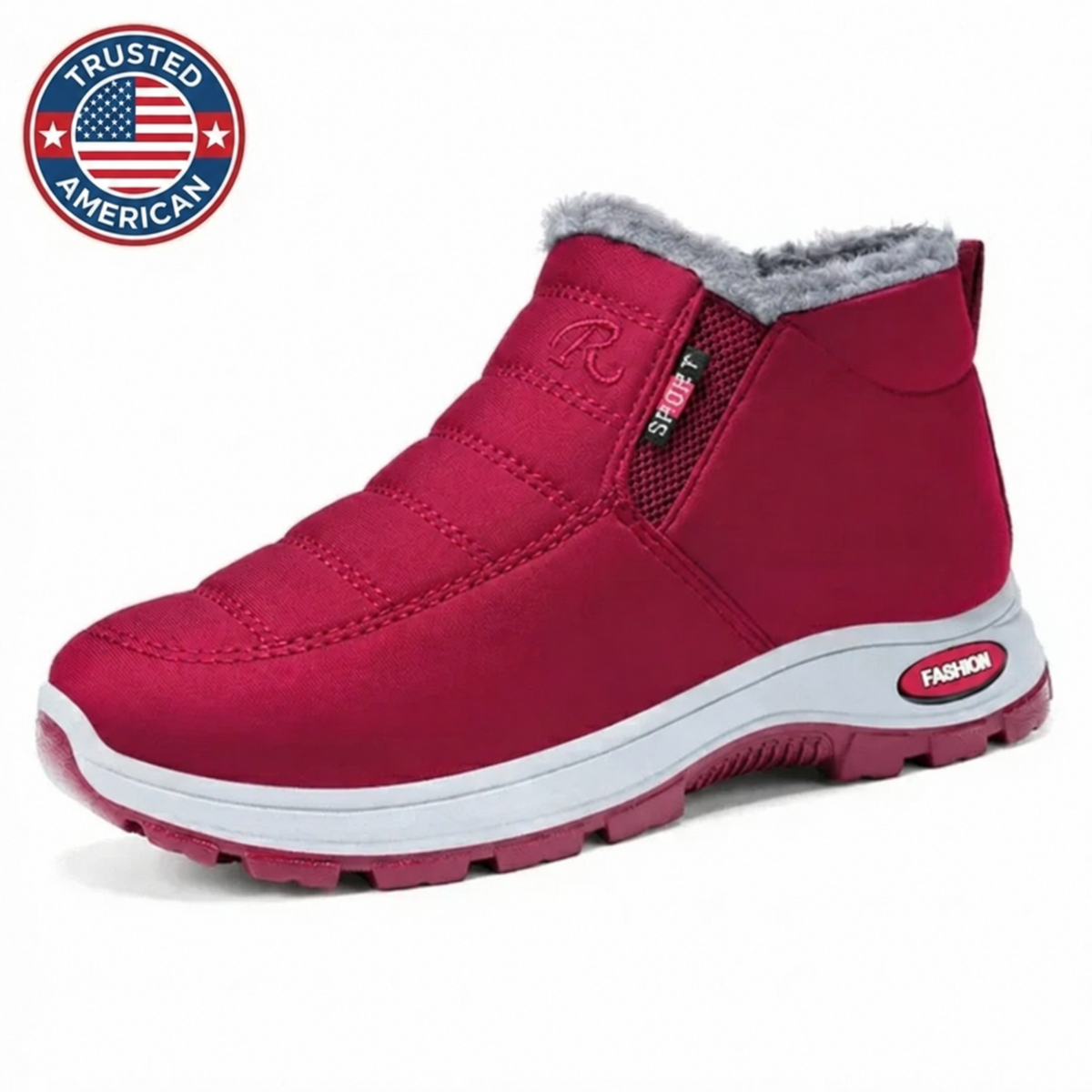 Sianna™ | Quilted Waterproof Slip-On Ankle Boots