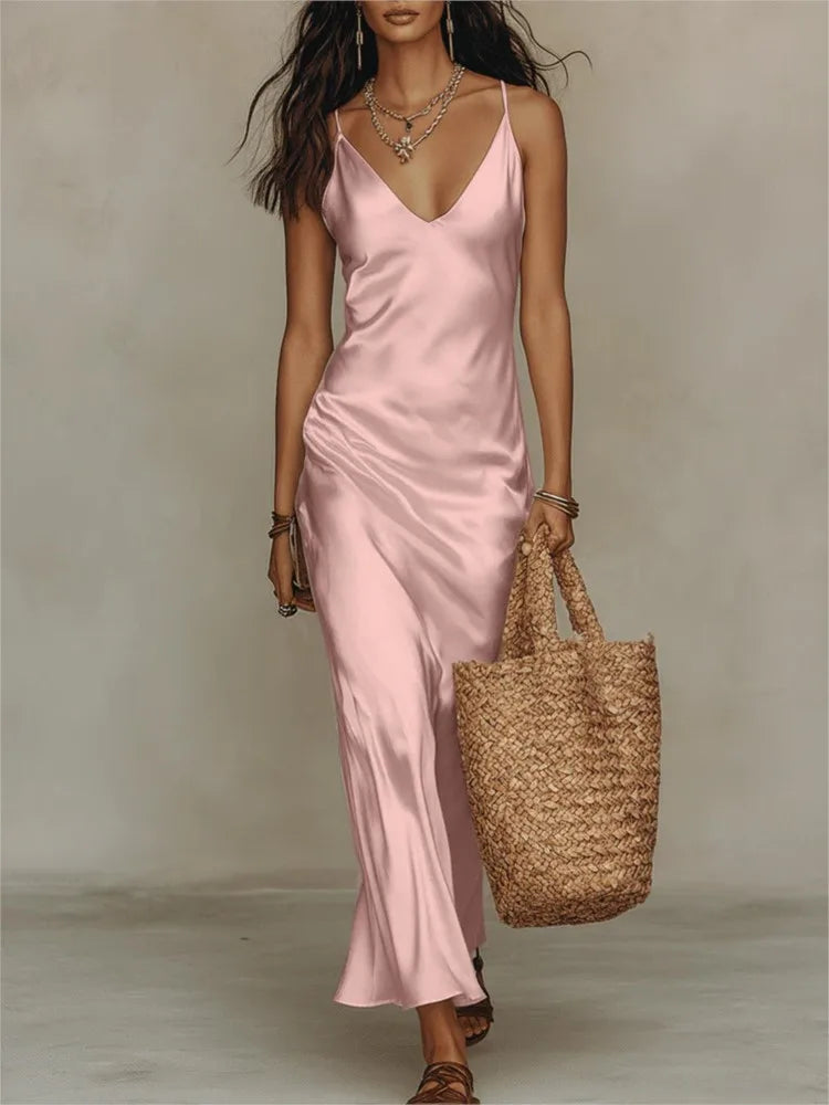 Isabella | Spaghetti Strap Maxi Dress
