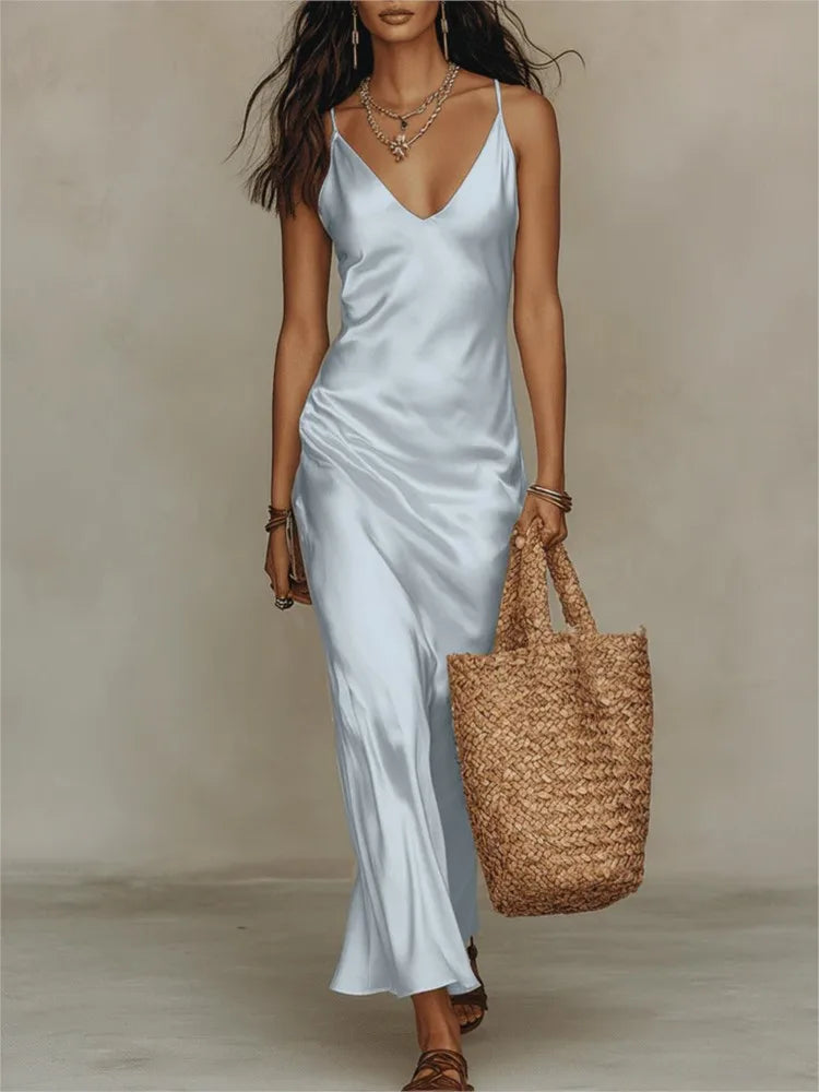 Isabella | Spaghetti Strap Maxi Dress