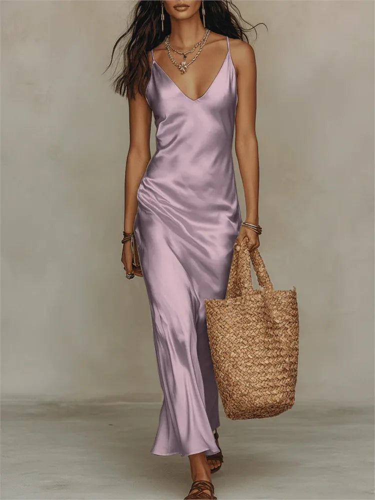 Isabella | Spaghetti Strap Maxi Dress