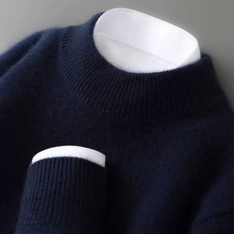 Claire | Cashmere Mock Neck Sweater