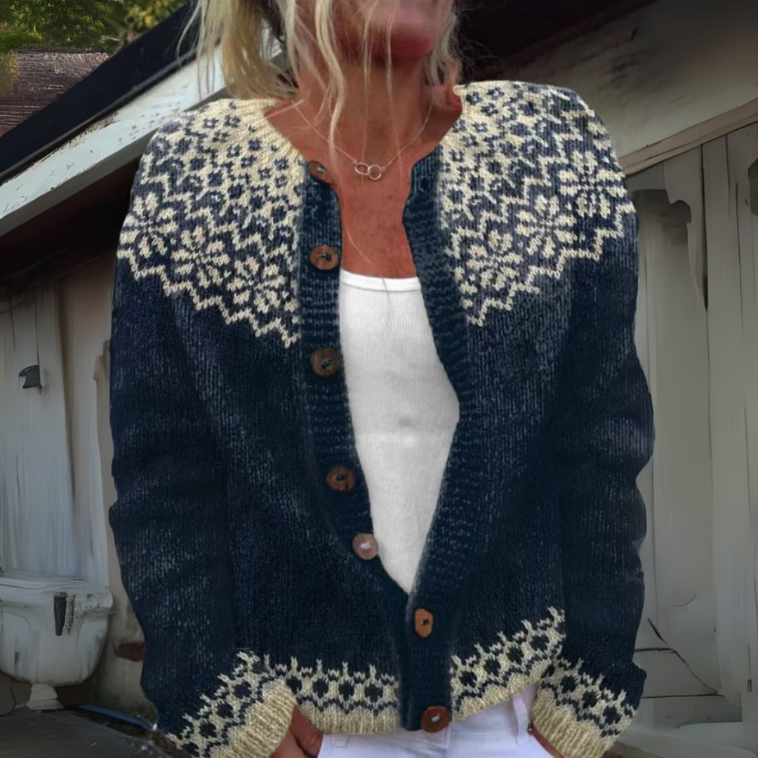 Solvej | Vintage Pattern Cardigan