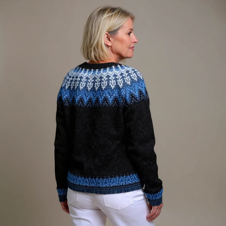 Mona | Fair Isle Folk Cardigan