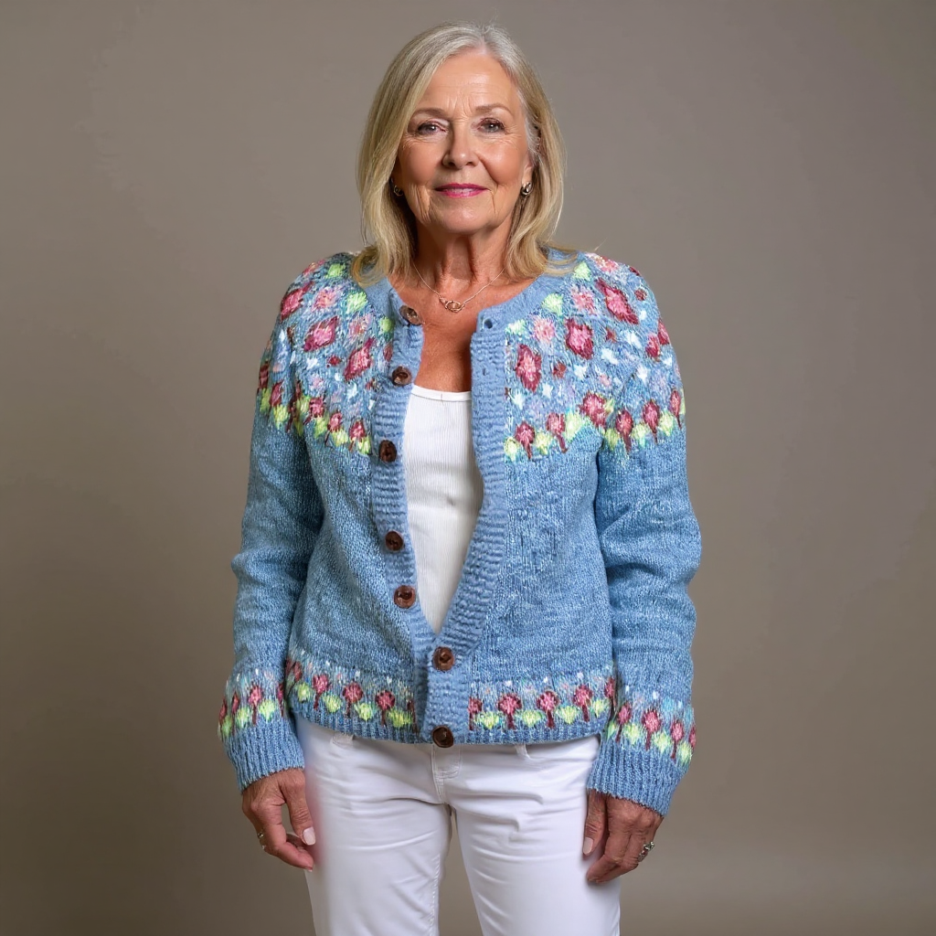 Siri | Folk Pattern Cardigan