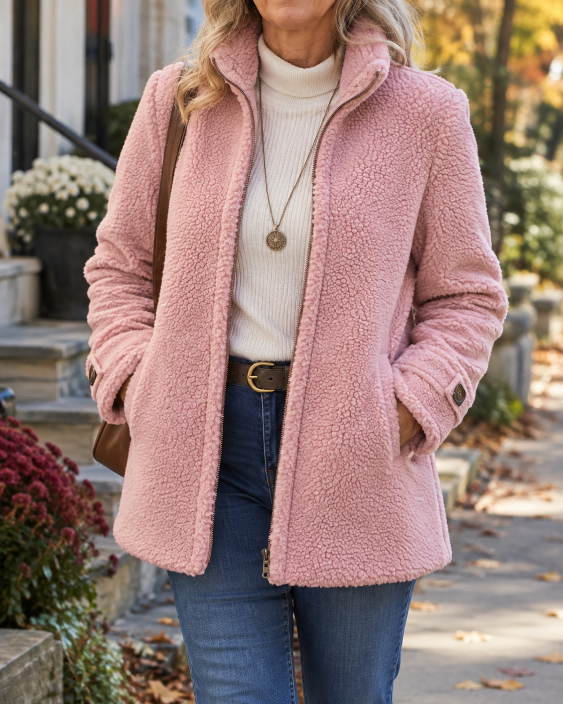 Rebecca | Stand Collar Zip Jacket