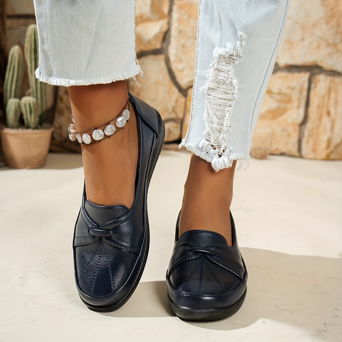 Prudence™ | Knot Detail Comfort Loafers