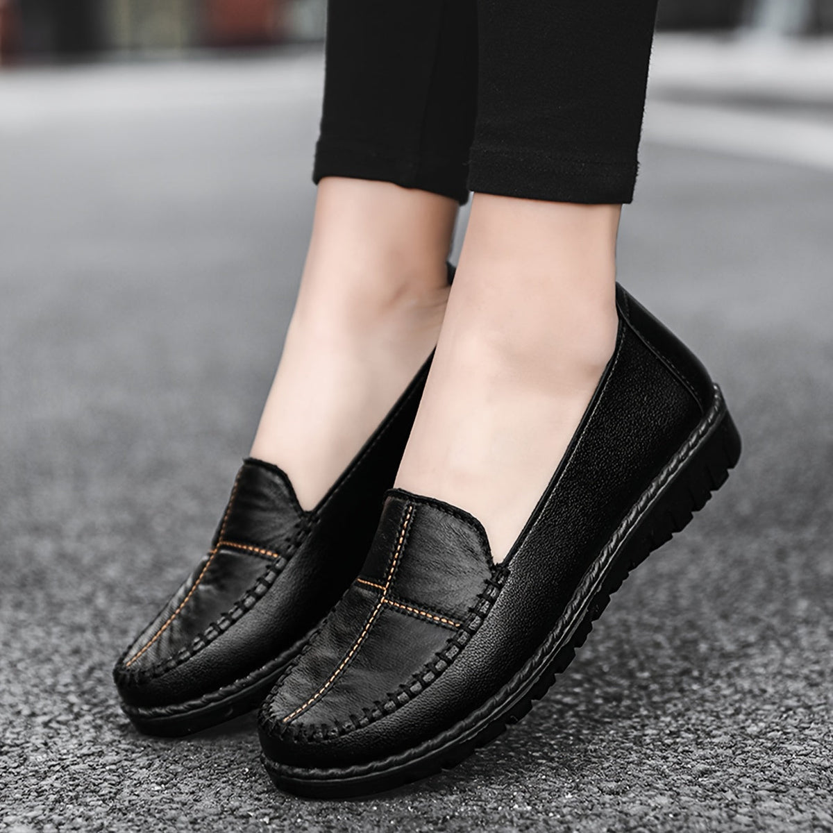 Edith™ | Stitched Comfort Loafers