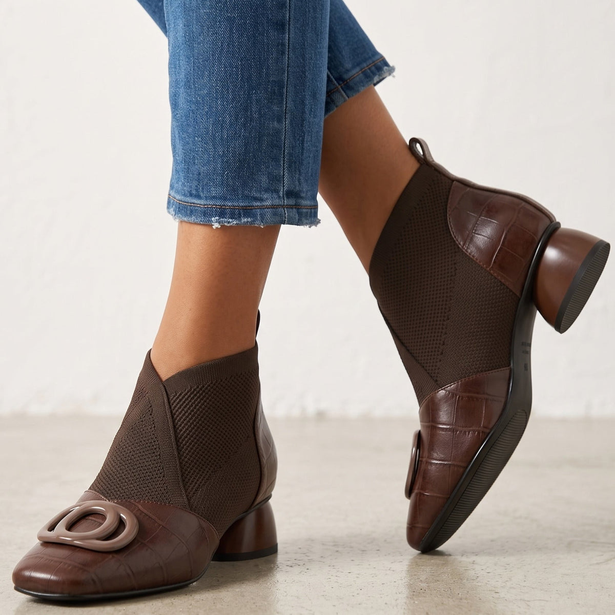 Clara Sculpted Leather Boots