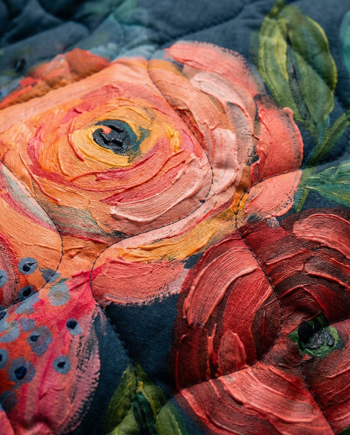 Lena | Vintage Floral Quilted Jacket