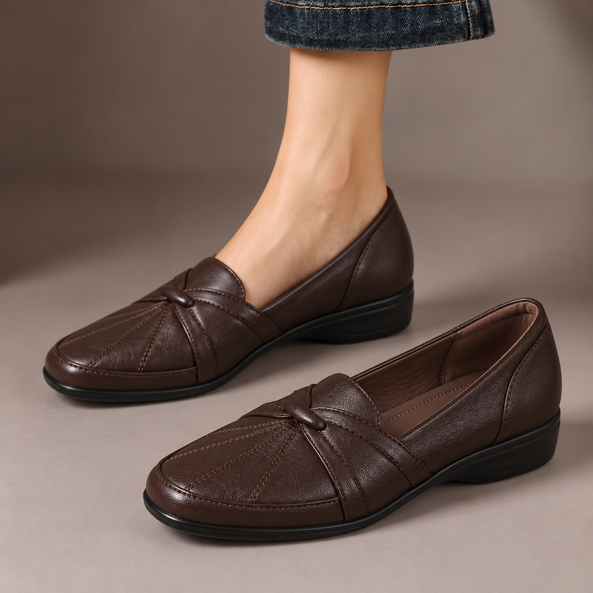 Prudence™ | Knot Detail Comfort Loafers